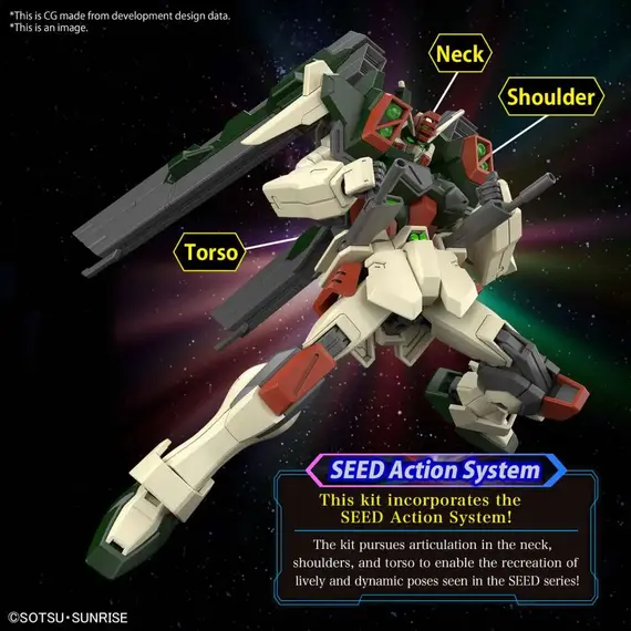 Model figurki GUNDAM HG Cosmic Era 1/144 - Lightning Buster Gundam- Zdjęcie 5