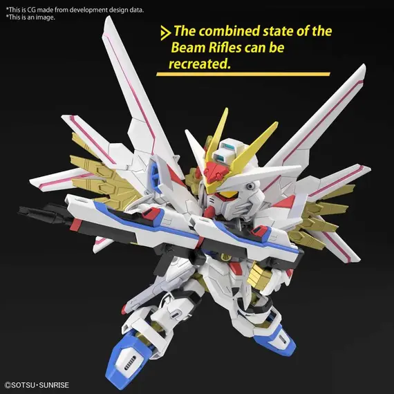 Model figurki GUNDAM SD Cross Silhouette - Mighty Strike Freedom Gundam- Zdjęcie 11