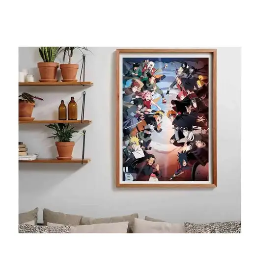 Puzzle z plakatem Anime - Naruto Shippuden (1000 elementów)- Zdjęcie 2