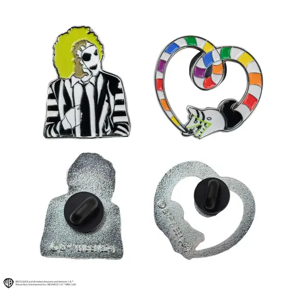 Przypinki Beetlejuice - Beetlejuice & Sandworm (2 szt.)- Zdjęcie 2