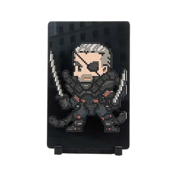 Figurka magnes Metal Gear Solid 2: Sons of Liberty FiGGYZ - Solidus Snake- Zdjęcie 2
