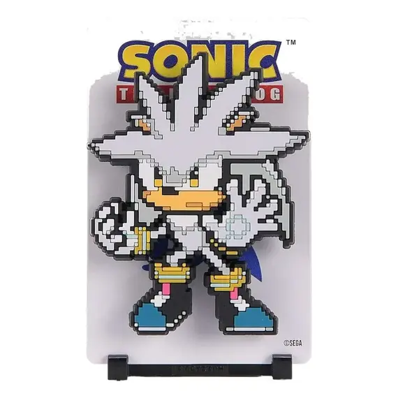 Figurka magnes Sonic the Hedgehog FiGGYZ - Silver- Zdjęcie 2