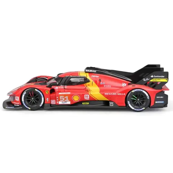 Model samochodu do złożenia Bburago 1/24 - FERRARI 499P LMH (2023 24H LE MANS CHAMPION)- Zdjęcie 2