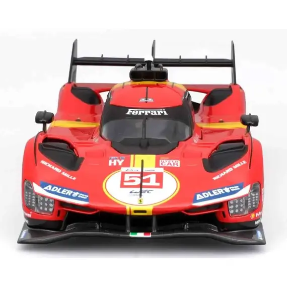 Model samochodu do złożenia Bburago 1/24 - FERRARI 499P LMH (2023 24H LE MANS CHAMPION)- Zdjęcie 3