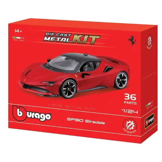Model samochodu do złożenia Bburago 1/24 - FERRARI SF90 STRADALE