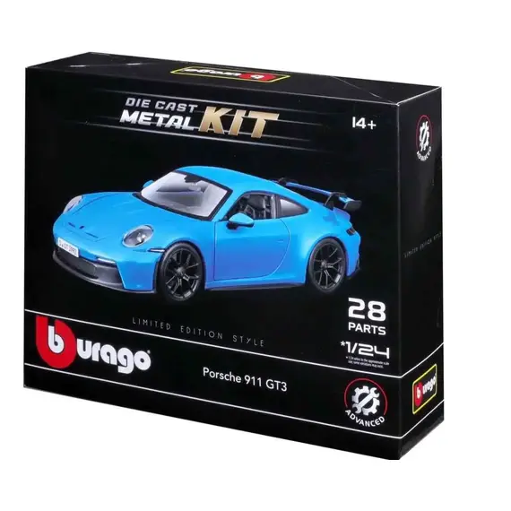Model samochodu do złożenia Bburago 1/24 - PORSCHE 911 GT3