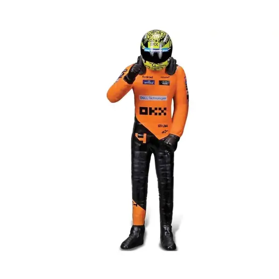 Model pojazdu z figurką Formuła 1 Bburago 1/24 - McLaren MCL38 z figurką Lando Norris- Zdjęcie 4