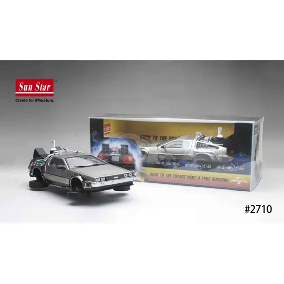 Model samochodu Powrót do przyszłości 2 1/18 - Time Machine