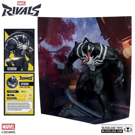 Figurka z komiksem Marvel Rivals 1/6 - Venom- Zdjęcie 2