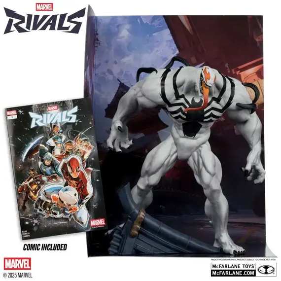 Figurka z komiksem Marvel Rivals 1/6 - Venom (Red Platinum Edition)- Zdjęcie 5
