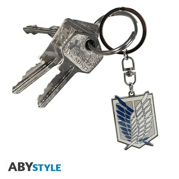 Brelok metalowy Attack on Titan - Scout Badge- Zdjęcie 3