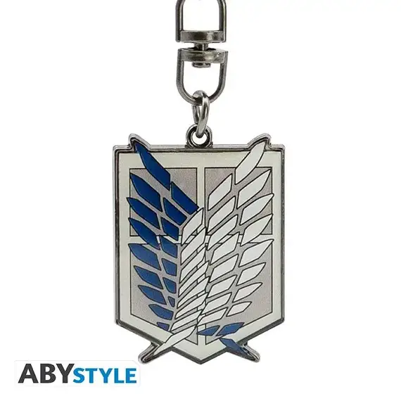 Brelok metalowy Attack on Titan - Scout Badge- Zdjęcie 2