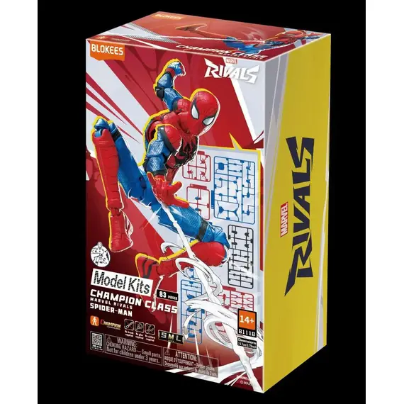 Model do składania Marvel Rivals Blokees Champion Class - Spider-Man- Zdjęcie 2