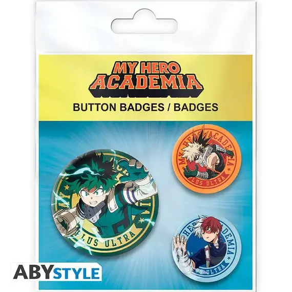 Przypinki My Hero Academia - Izuku, Katsuki i Shoto (3 szt.)- Zdjęcie 2
