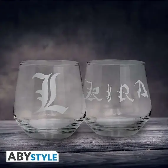 Szklanki Death Note - Kira & L (300 ml) [2 szt.]