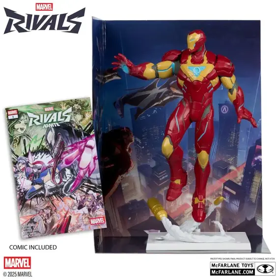 Figurka z komiksem Marvel Rivals 1/6 - Iron Man- Zdjęcie 11