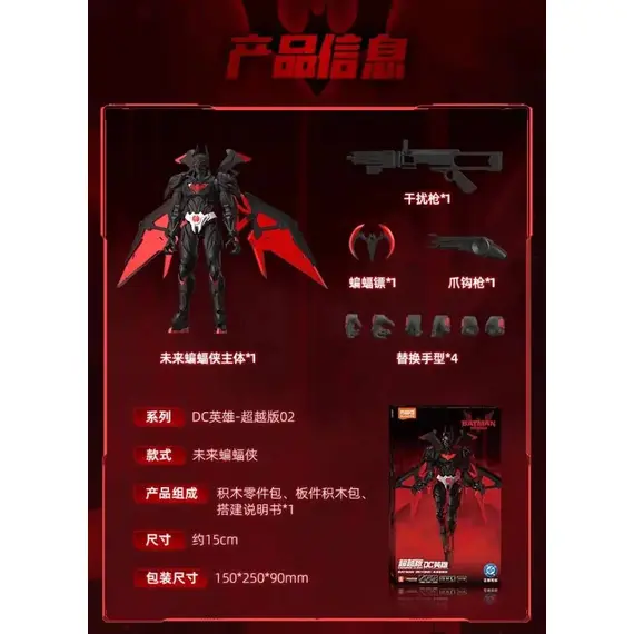 Model do składania DC Comics Batman Beyond Blokees Champion Class - Batman- Zdjęcie 2
