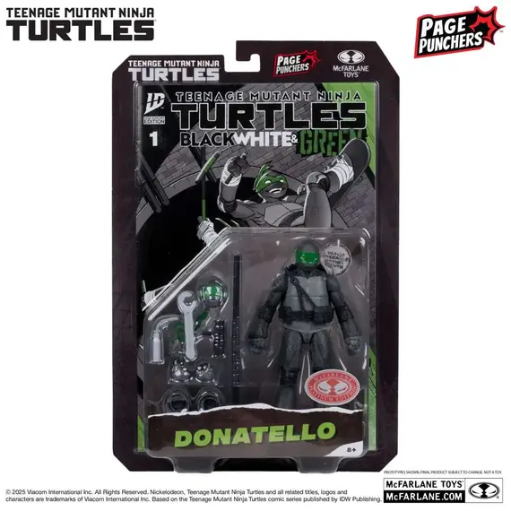 Figurka z komiksem Teenage Mutant Ninja Turtles Page Punchers - Raphael (Black White & Green) [Red Platinum Edition]- Zdjęcie 8