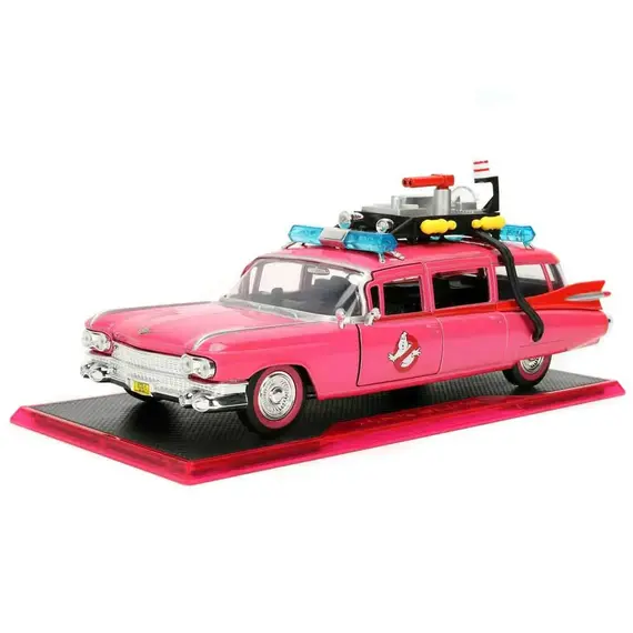 Model samochodu Pogromcy duchów 1/24 - Ecto-1 (Pink Variant) Limited Edition- Zdjęcie 2