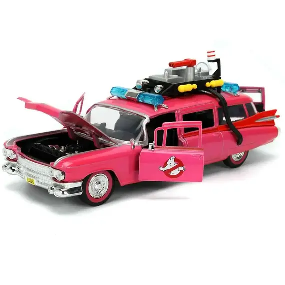 Model samochodu Pogromcy duchów 1/24 - Ecto-1 (Pink Variant) Limited Edition- Zdjęcie 4