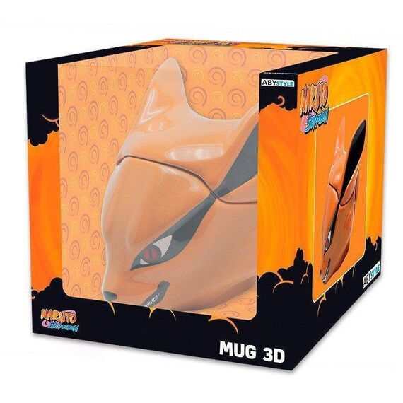 Kubek ceramiczny z pokrywką Naruto Shippuden 3D - Kyubi (400 ml)- Zdjęcie 6