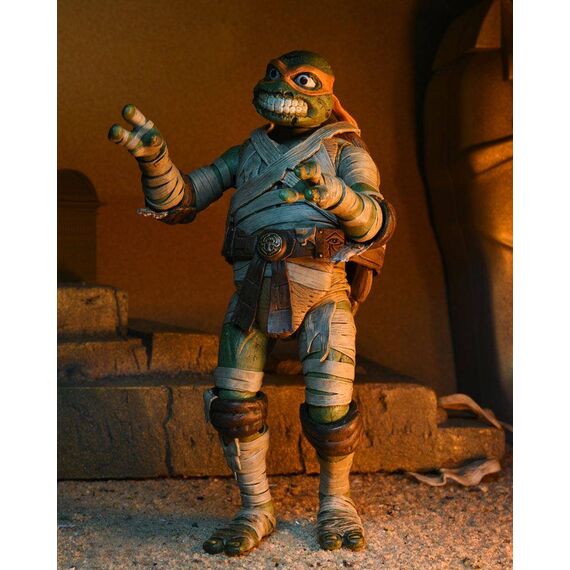 Figurka Universal Monsters x Teenage Mutant Ninja Turtles - Ultimate Michelangelo as The Mummy- Zdjęcie 3