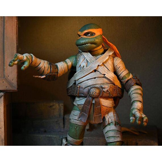 Figurka Universal Monsters x Teenage Mutant Ninja Turtles - Ultimate Michelangelo as The Mummy- Zdjęcie 13