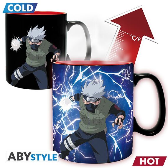 Duży kubek zmieniający kolor Naruto Shippuden - Kakashi/Itachi (460 ml)