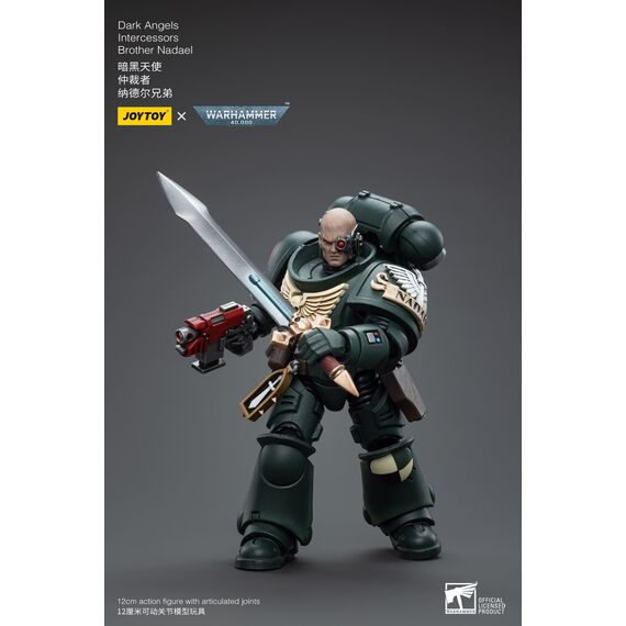 Figurka Warhammer 40k 1/18 - Dark Angels Intercessors Brother Nadael- Zdjęcie 8