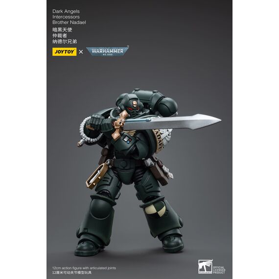 Figurka Warhammer 40k 1/18 - Dark Angels Intercessors Brother Nadael- Zdjęcie 14