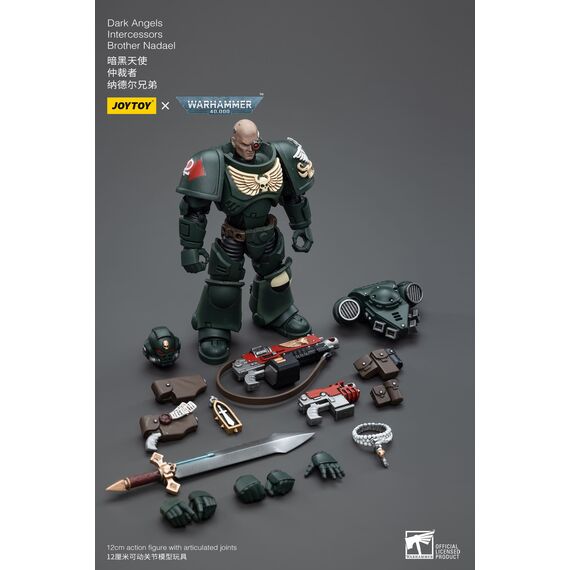 Figurka Warhammer 40k 1/18 - Dark Angels Intercessors Brother Nadael- Zdjęcie 16
