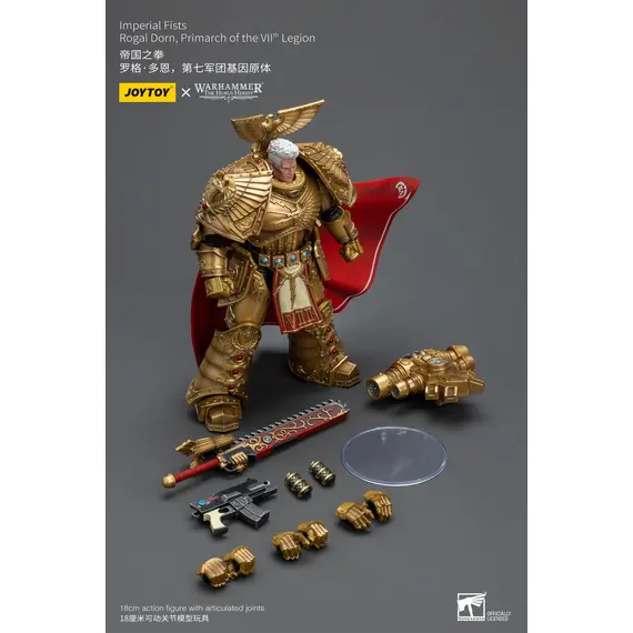 Figurka Warhammer: Herezja Horusa 1/18 - Imperial Fists Primarch of the Vllth Legion Rogal Dorn- Zdjęcie 28