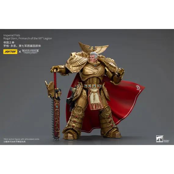 Figurka Warhammer: Herezja Horusa 1/18 - Imperial Fists Primarch of the Vllth Legion Rogal Dorn- Zdjęcie 8