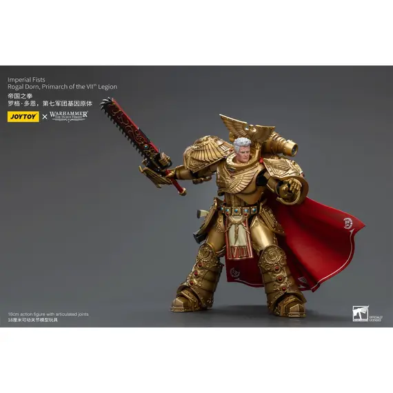 Figurka Warhammer: Herezja Horusa 1/18 - Imperial Fists Primarch of the Vllth Legion Rogal Dorn- Zdjęcie 12