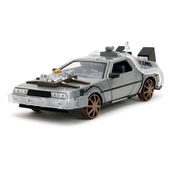 Model samochodu Powrót do przyszłości 3 1/24 - DeLorean Time Machine- Zdjęcie 14