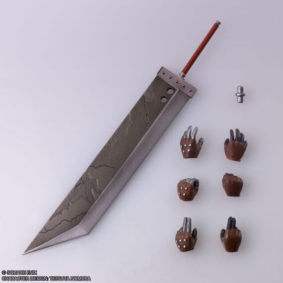 Figurka z pojazdem Final Fantasy VII Bring Arts - Cloud Strife & Hardy-Daytona- Zdjęcie 20