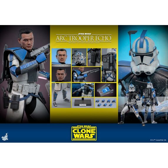 Figurka Star Wars: Wojny Klonów 1/6 - Arc Trooper Echo- Zdjęcie 18