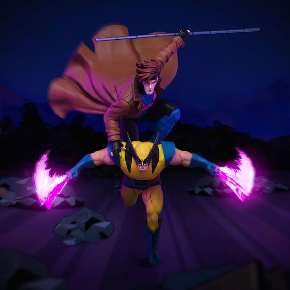 Figurka Marvel: X-Men '97 Art Scale 1/10 - Gambit i Wolverine- Zdjęcie 4