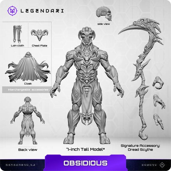 Figurka Legendari - Obsidious- Zdjęcie 8