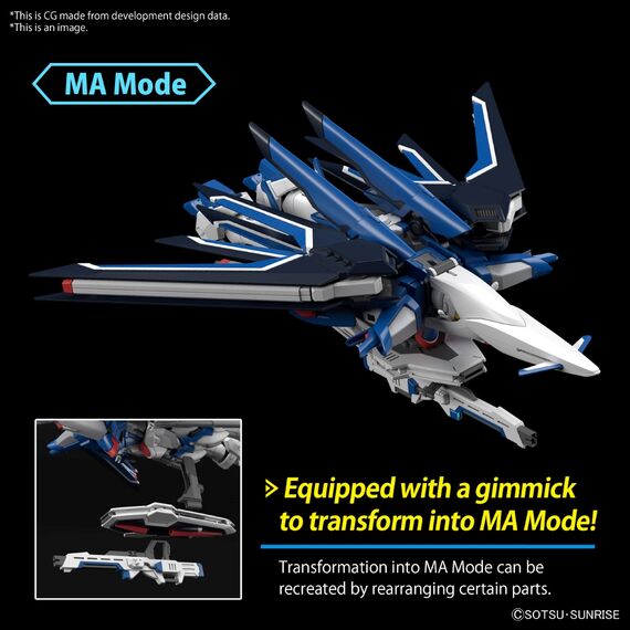 Model figurki GUNDAM HG Cosmic Era 1/144 - Rising Freedom Gundam- Zdjęcie 3