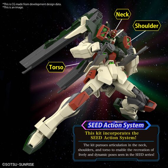 Model figurki GUNDAM HG Cosmic Era 1/144 - Lightning Buster Gundam- Zdjęcie 3