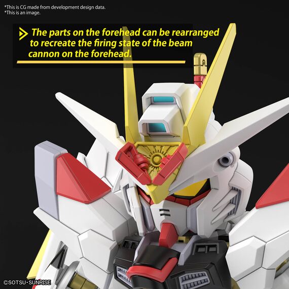 Model figurki GUNDAM SD Cross Silhouette - Mighty Strike Freedom Gundam- Zdjęcie 9