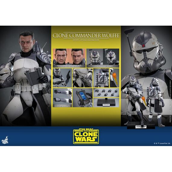 Figurka Star Wars: Wojny Klonów 1/6 - Clone Commander Wolffe- Zdjęcie 38