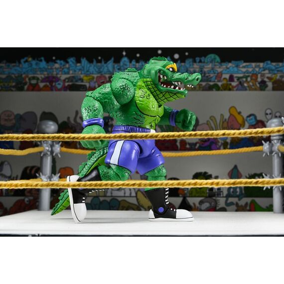 Figurka Teenage Mutant Ninja Turtles (Archie Comics) - Stump Wrestling Leatherhead- Zdjęcie 14