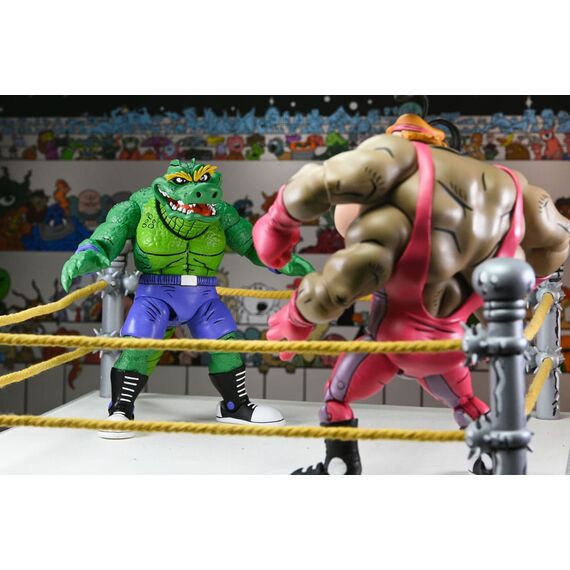 Figurka Teenage Mutant Ninja Turtles (Archie Comics) - Stump Wrestling Leatherhead- Zdjęcie 16