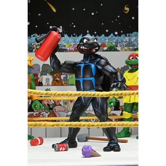 Zestaw 4 figurek Teenage Mutant Ninja Turtles (Archie Comics) - Stump Wrestling Turtles- Zdjęcie 14