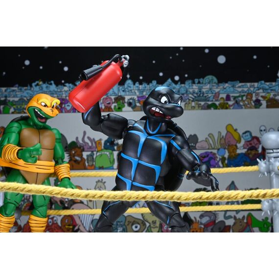 Zestaw 4 figurek Teenage Mutant Ninja Turtles (Archie Comics) - Stump Wrestling Turtles- Zdjęcie 15