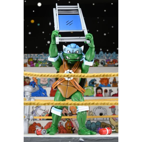 Zestaw 4 figurek Teenage Mutant Ninja Turtles (Archie Comics) - Stump Wrestling Turtles- Zdjęcie 9