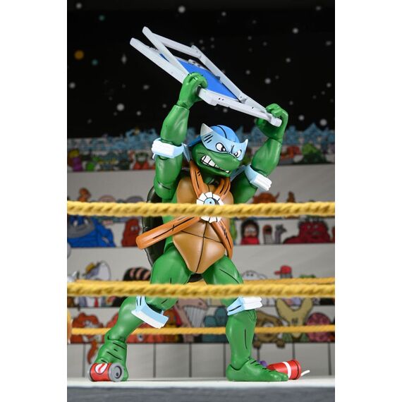 Zestaw 4 figurek Teenage Mutant Ninja Turtles (Archie Comics) - Stump Wrestling Turtles- Zdjęcie 10