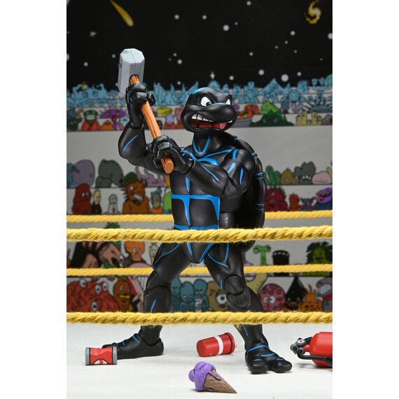Zestaw 4 figurek Teenage Mutant Ninja Turtles (Archie Comics) - Stump Wrestling Turtles- Zdjęcie 13